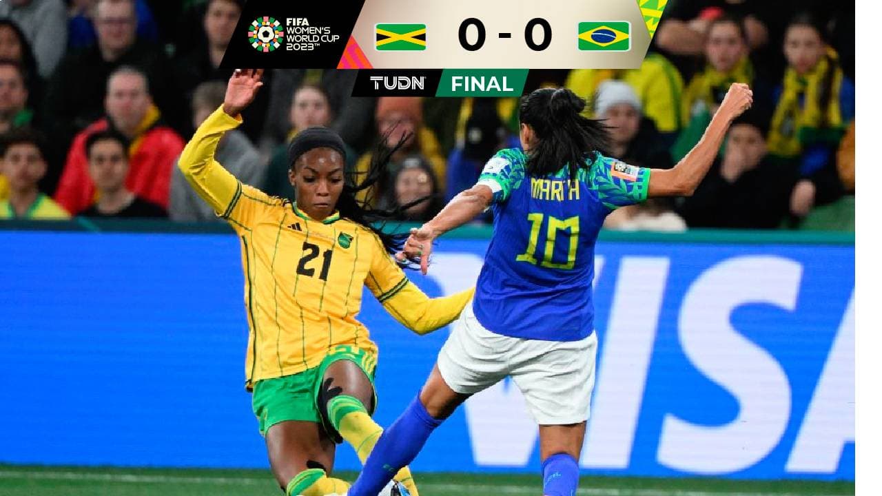 Brasil no puede ante Jamaica y queda eliminada del Mundial Femenil 2023
