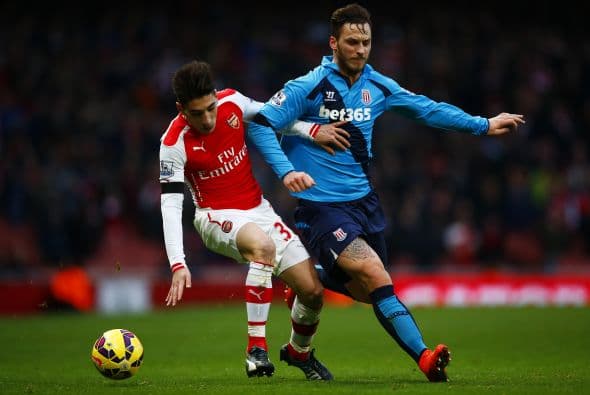 Thomas Rosicky tuvo un partido redondo siendo un referente en la media cancha del Arsenal.