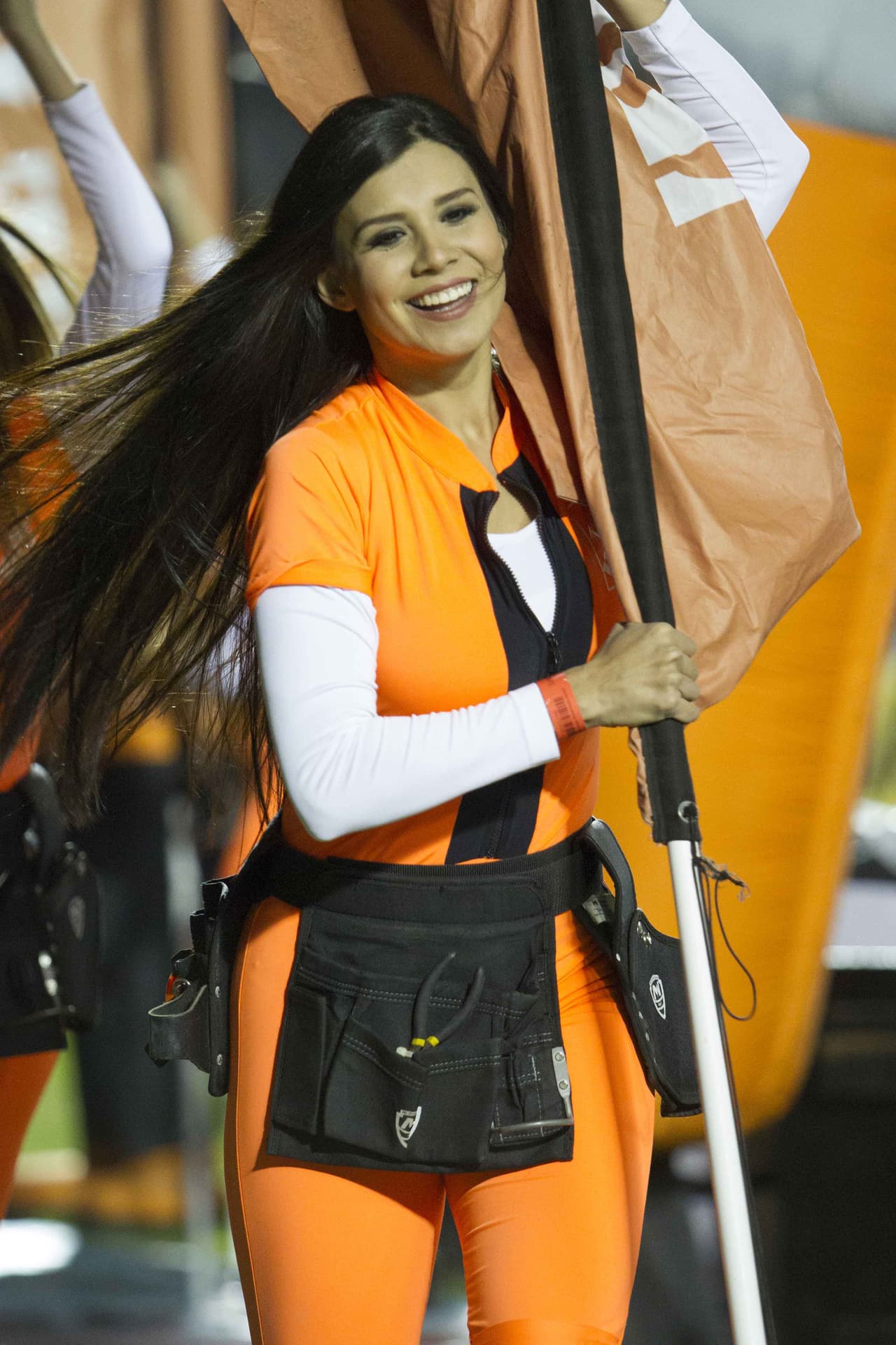 La belleza de las porristas en la fecha 17