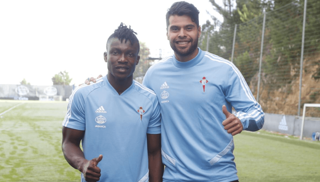 Aidoo y Néstor Araujo se incorporaron a los entrenamientos del Celta.