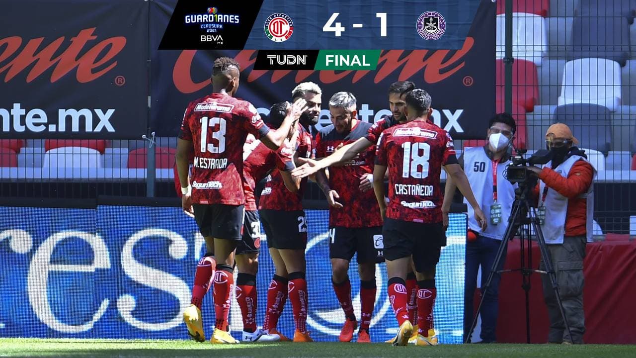 Canelo humilla a Mazatlán y Toluca es super líder