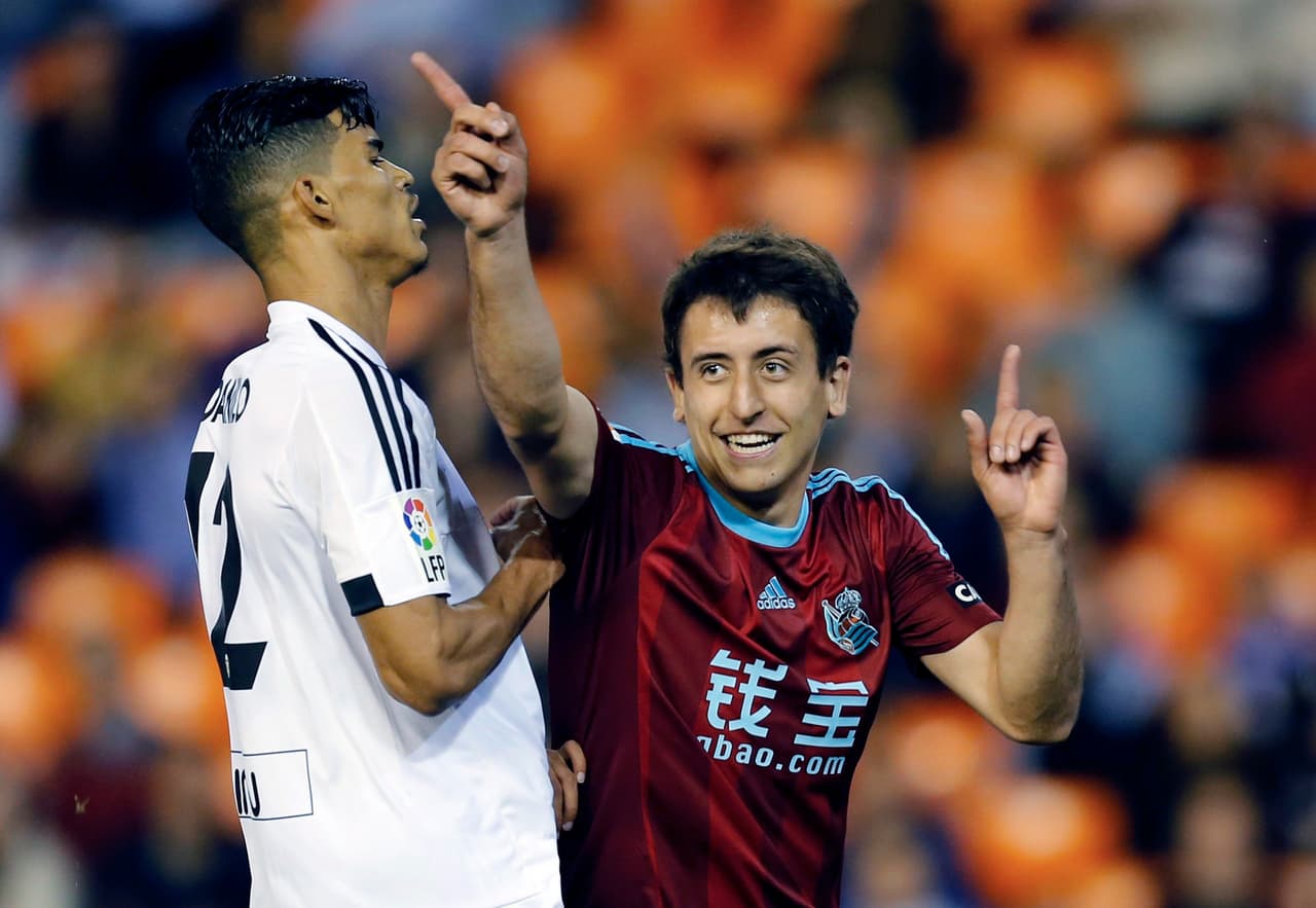 Mikel Oyarzabal marcó el único gol en el tiempo agregado.