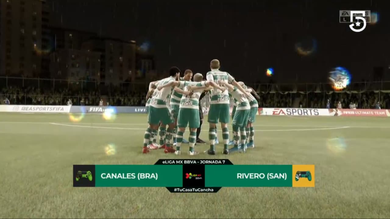 Marco Canales, representante de los Bravos de Juárez cayó 1-3 ante Octavio Rivero comandando a los Santos en el futbol virtual.