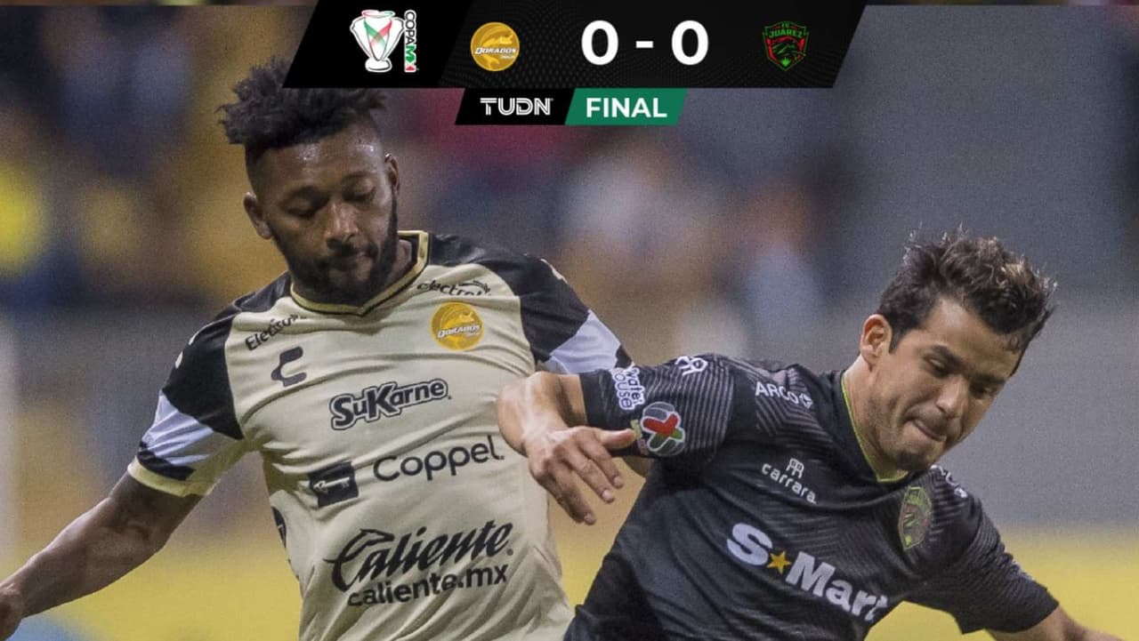 Embargan los goles a Dorados y Juárez en la Copa MX