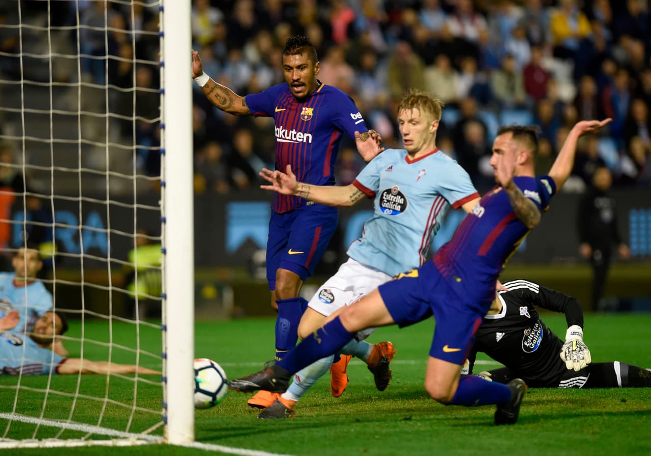 Con la entrada de Lionel Messi, Barcelona se fue de nuevo arriba en una jugada que tuvo como protagonistas a Paulinho y a Paco Alcacer, autor final del tanto al minuto 19 del segundo tiempo.