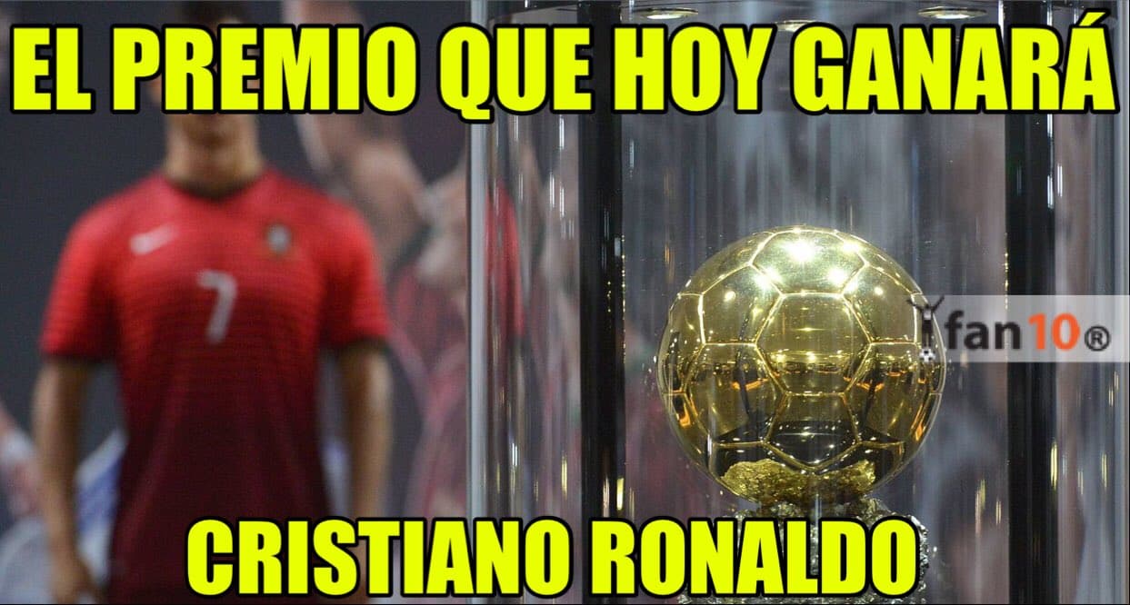 Memes ronaldo balon de oro