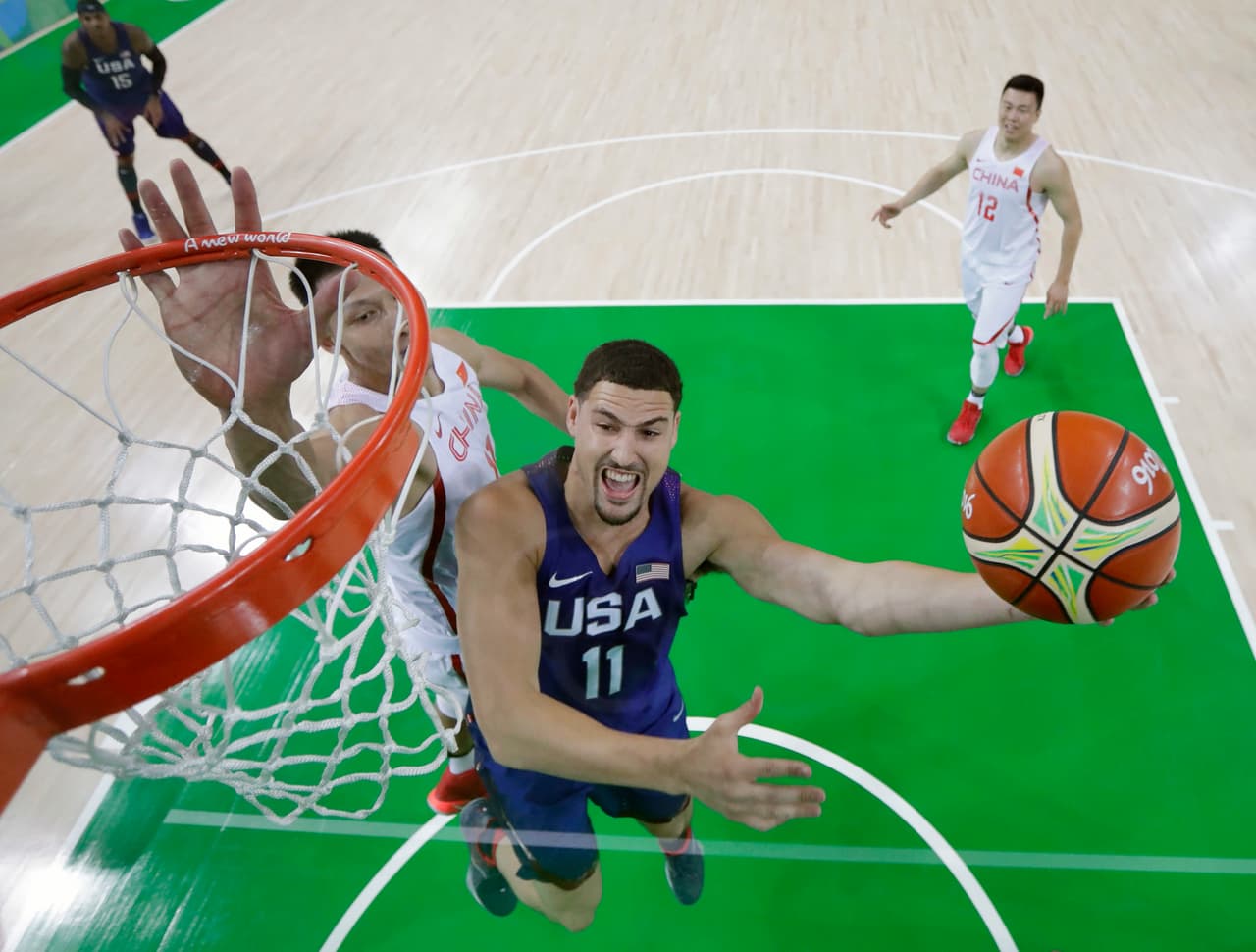 Estados Unidos aplastó a China (119-62) en su debut en Río 2016. Kevin Durant, con 26 puntos, se convirtió en la principal figura de los norteamericanos.