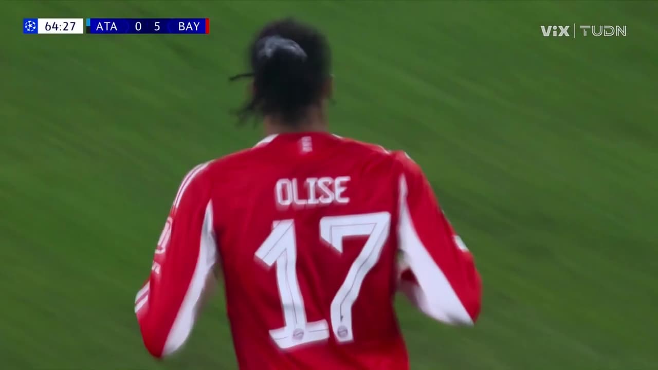 ¡Golazo de Olise! Doblete espectacular en la goleada del Bayern