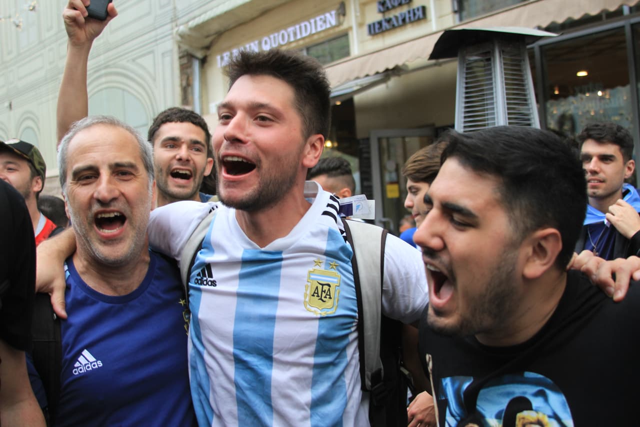 Lo importante es que se escuchara el apoyo a la albiceleste.