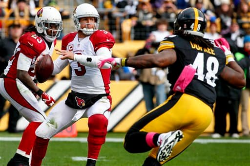 Defensiva y tercer quarterback lograron la victoria para los Steelers ante los Cardinals 25-13. Checa lo mejor del duelo.