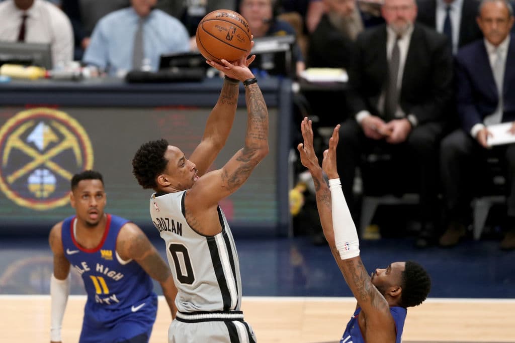 Lo mejor del Juego 5 de la serie de Playoffs de la Conferencia del Oeste entre los Denver Nuggets y los San Antonio Spurs en Pepsi Center en imágenes.