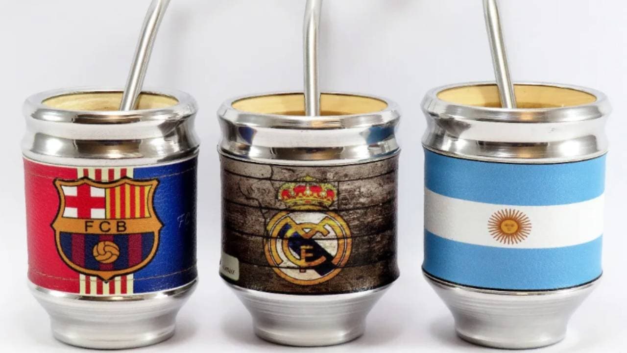 Desde Argentina hasta los equipos más populares, como Barça o Madrid, tienen su propio mate.