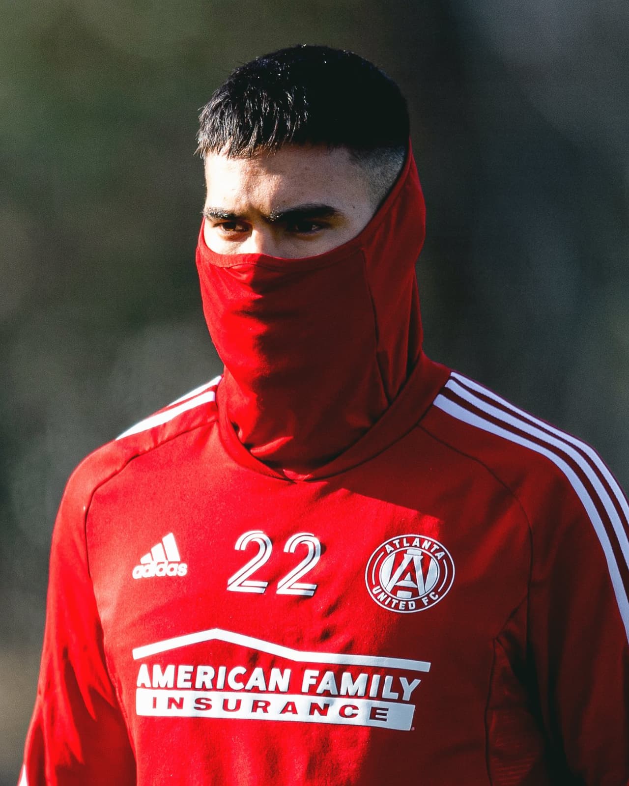 El mexicano Juajo Purata soportó de manera estoica el frío matinal de los primeros días de ensayo.