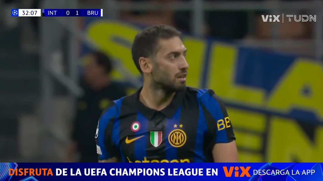¡Si ese balón no pega en el palo era un golazo del Inter en Champions!