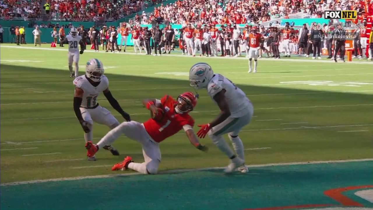 ¡Ya es paliza! Touchdown brutal de Ja'Marr Chase para Bengals