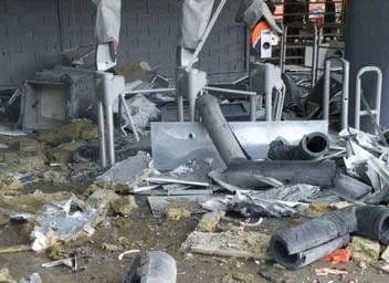 El estadio del Shakhtar Donetsk, el Donbass Arena, fue dañado por el bombardeo que recibió Ucrania. Los directivos del club, informaron que la parte impactada fue la noroeste, la cual sufrió graves daños y la destrucción de la fachada (Foto: Twitter).