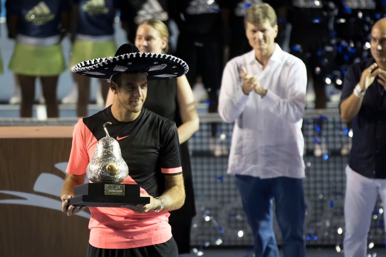 México es el gran chance para que Juan Martín del Potro suba al 'podio' del ranking mundial