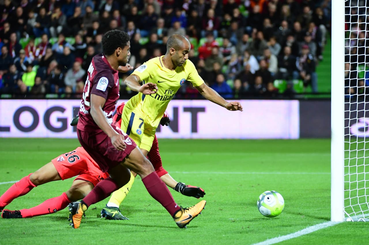 Entró por Cavani y al minuto 87 marcó el 5-1 definitivo en sus primeros minutos en esta edición de la Ligue 1.