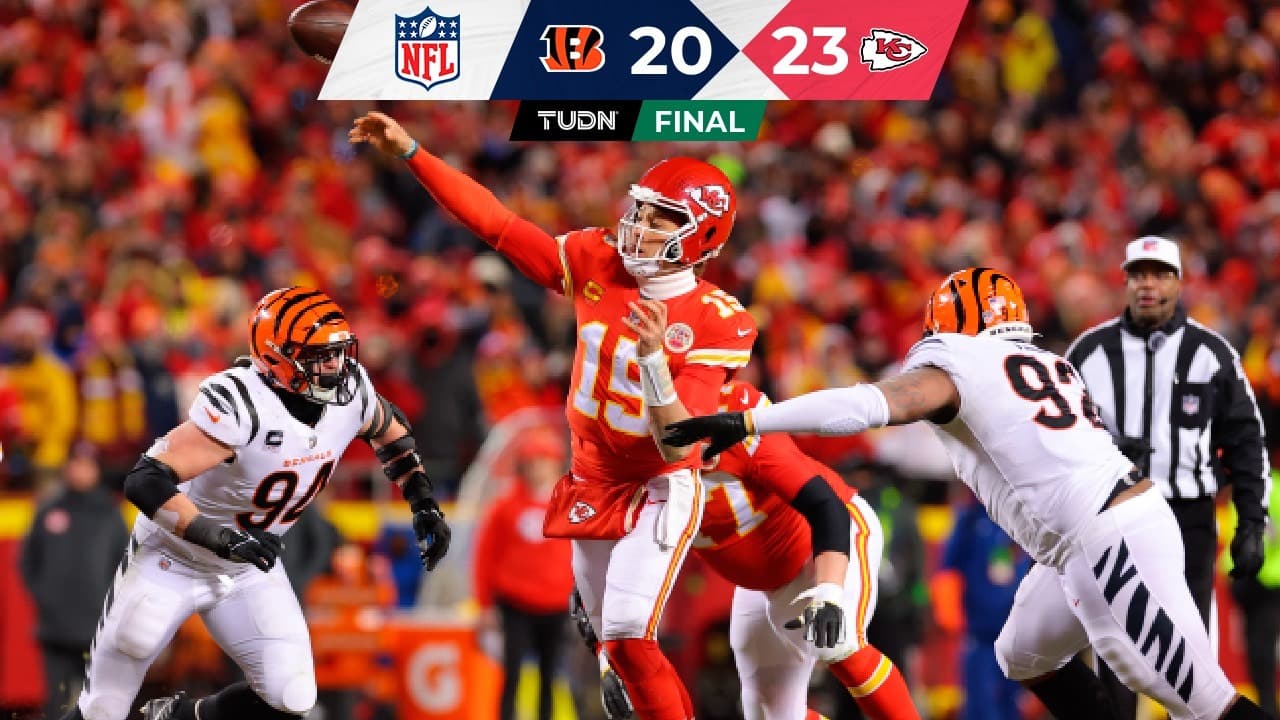 ¡Hubo revancha! Los Chiefs eliminan a Bengals y van al Super Bowl 
