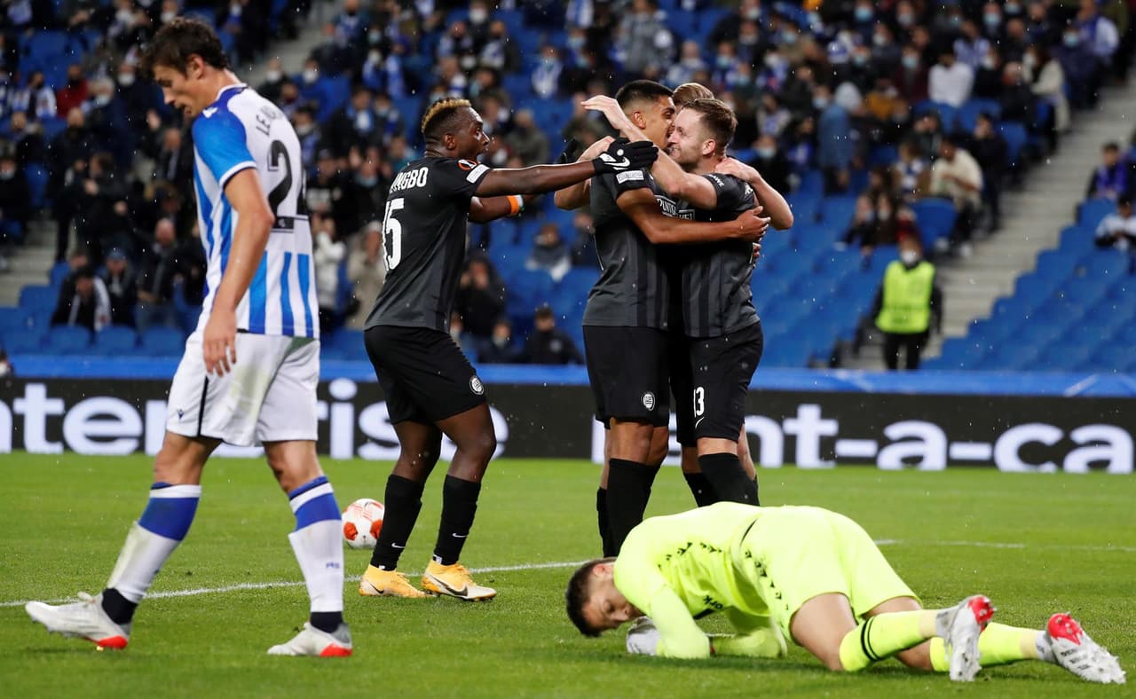 La Real Sociedad no puede contra Sturm y empatan 1-1 en Donosti, durante la cuarta fecha en la UEFA Europa League. La escuadra española se juega la calificación durante las dos últimas jornadas.