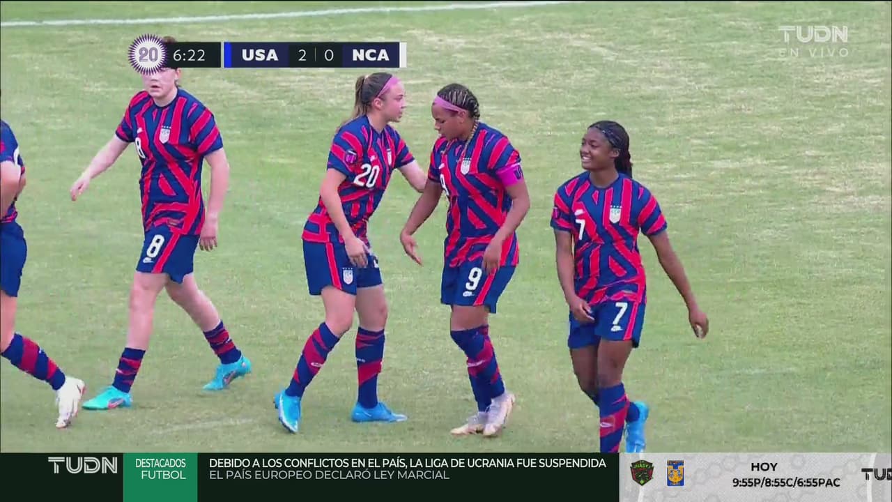 ¡Baila a Nicaragua! Cooper se escapa, recorta a la portera y pone el 0-2