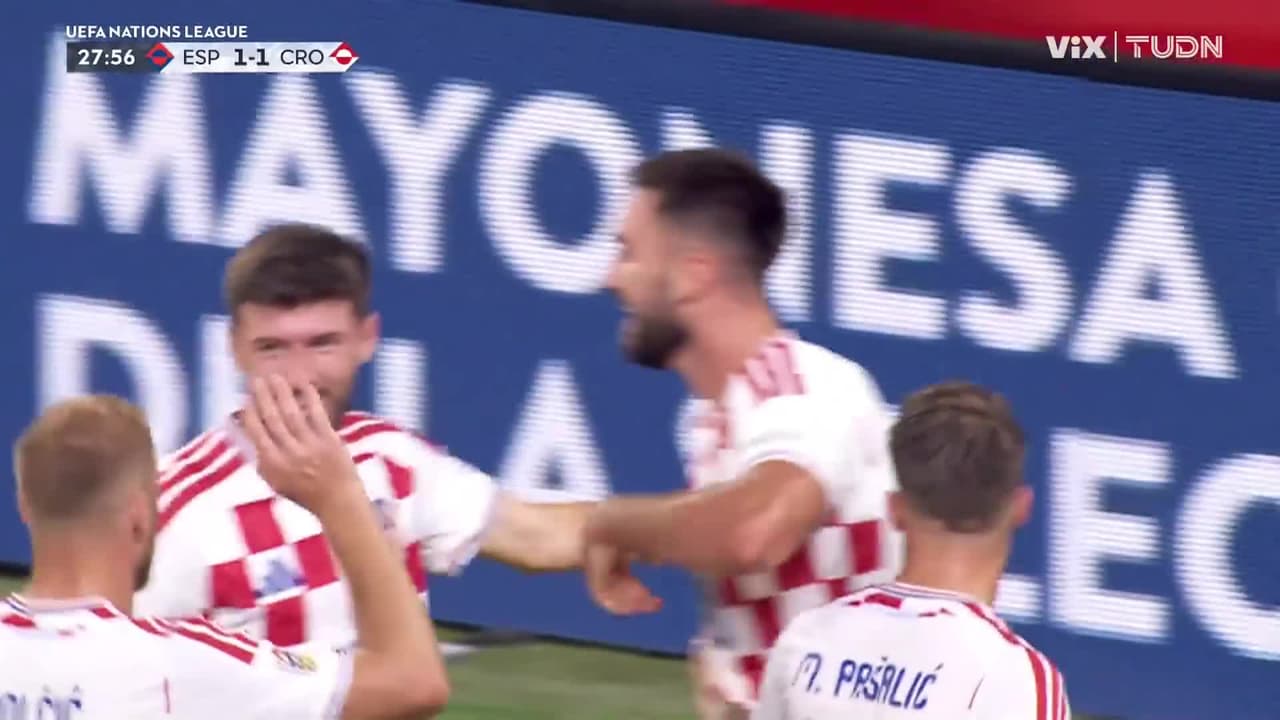¡Golazo de Croacia! Beljo remata de cabeza y empata el marcador