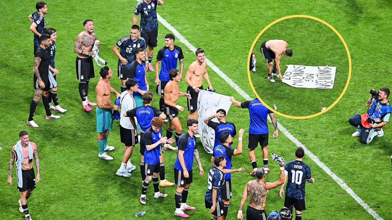 Gobierno de Inglaterra pide a FIFA investigar a Argentina por pancarta de las Malvinas