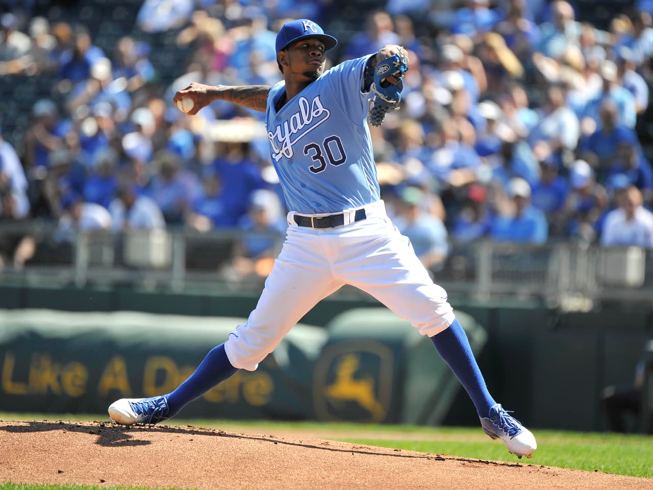 El lanzador dominicano Yordano Ventura fue uno de los pilares en la consecución del título de la Serie Mundial en 2015 de los Kansas City Royals.