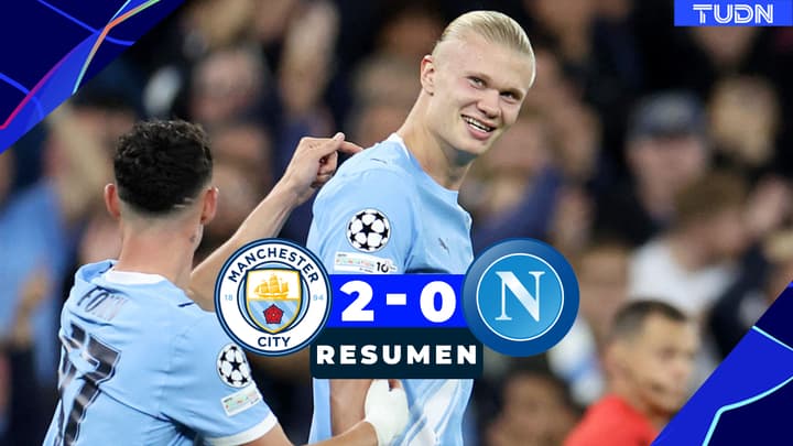 Manchester City inicia la Champions derrotando en casa al Napoli