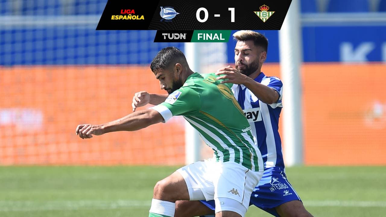 Diego Lainez juega en la victoria del Betis sobre el Alavés