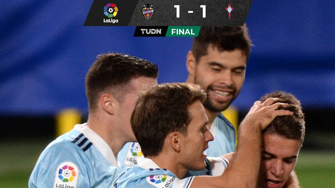 Luce Néstor Araújo en empate del Celta ante Levante