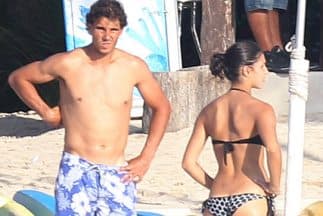 Rafa Nadal y su sensual novia estuvieron de vacaciones en México
