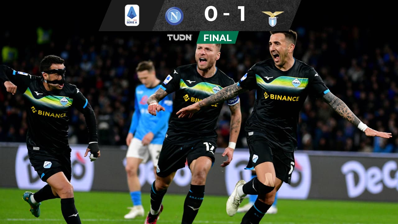 Lazio vence a Napoli, le roba el invicto en casa