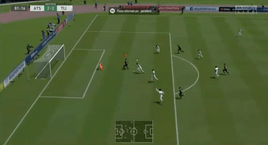 Torres, del Atlas, se enfrentó a González Pírez, de los Xolos, en un buen encuentro de la eLiga MX y empataron 2-2.