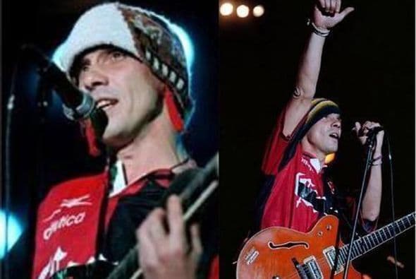 Manu Chao hizo lo propio con la playera del Atlas. (Foto: Twitter)