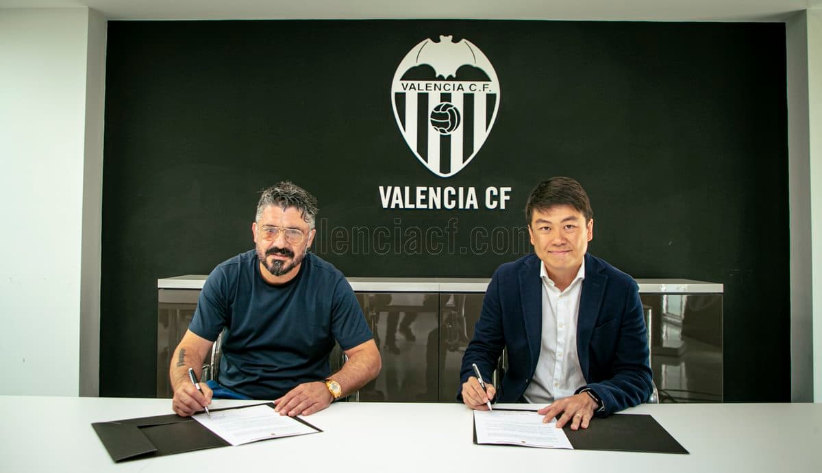 Gennaro Gattuso es oficialmente nuevo técnico del Valencia