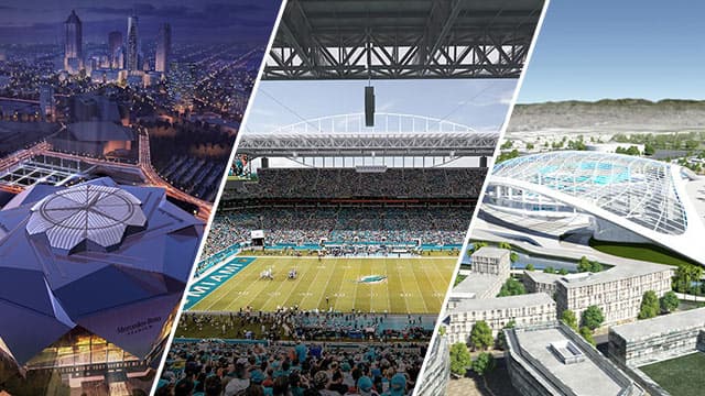 Listas las sedes de los Super Bowls LIII (Atlanta), LIV (Miami) y LV (Los Angeles)