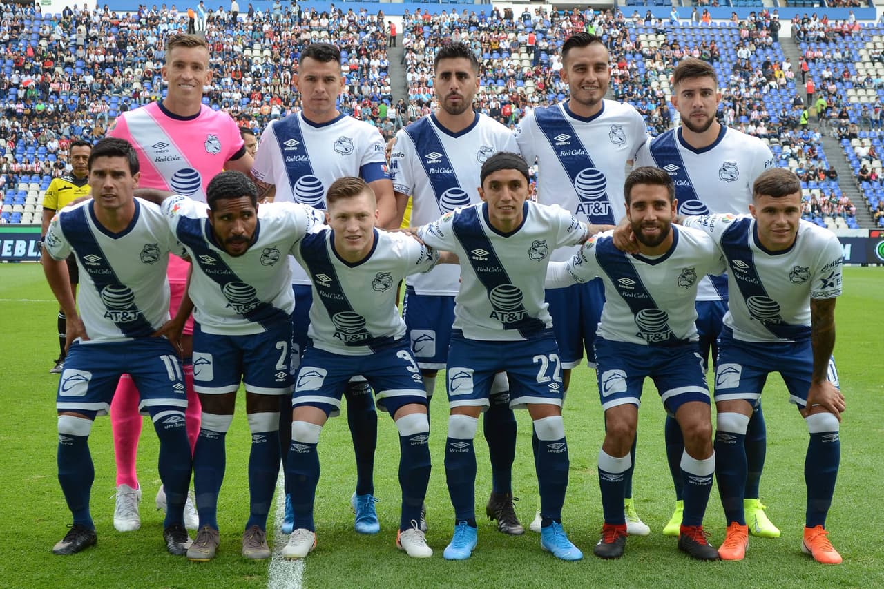 El once titular del Puebla con el que enfrentó a Chivas por la tercera jornada de la Liga MX.