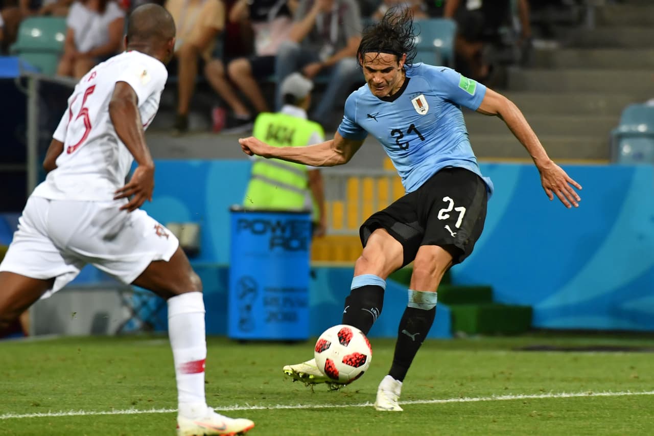 4. Édinson Cavani (Uruguay Vs. Portugal)