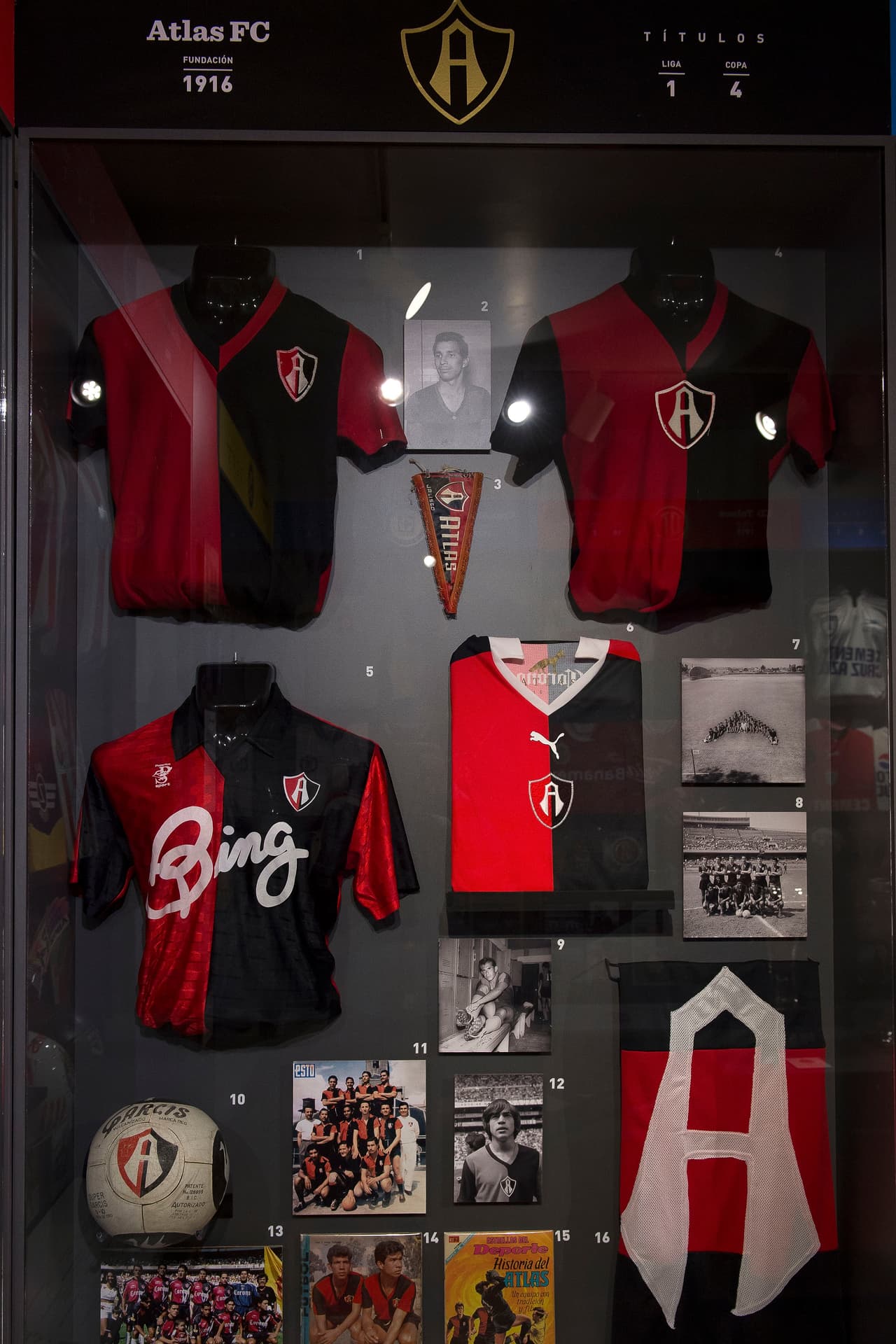 Atlas de Guadalajara da un ejemplo de cómo a pesar de llevar siempre el rojinegro ha cambiado con los años.