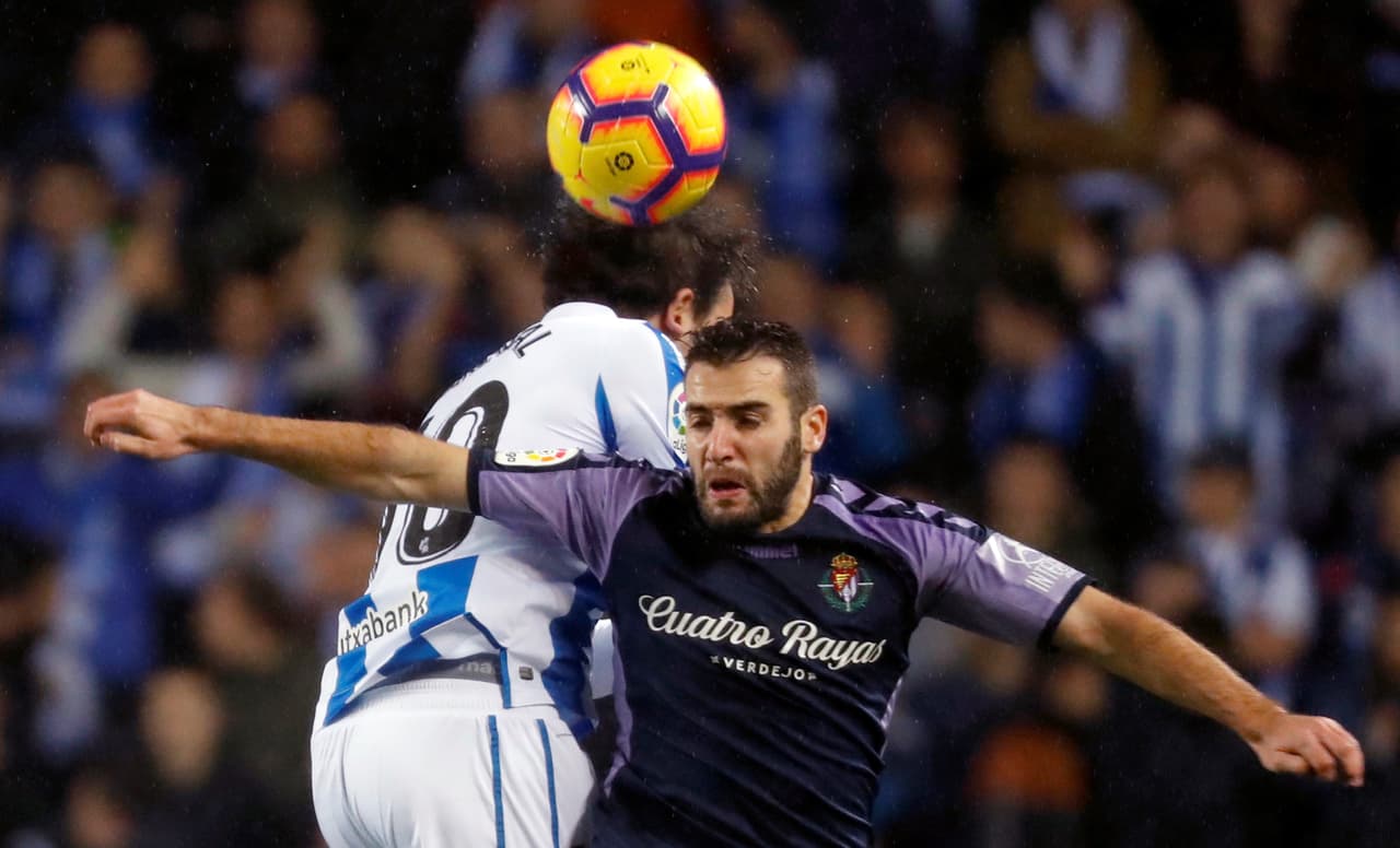 <b>Antoñito (Real Valladolid)</b>. Antonio Jesús Regal Angulo, mejor conocido como Antoñito, lateral del Valladolid, custodió muy bien su terreno y además marcó el segundo gol de su equipo.