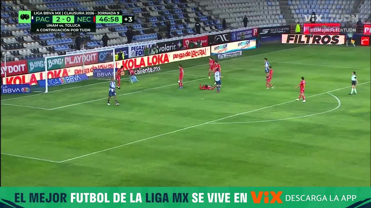 Idrissi queda cerca del tercero y Necaxa logra salvarse