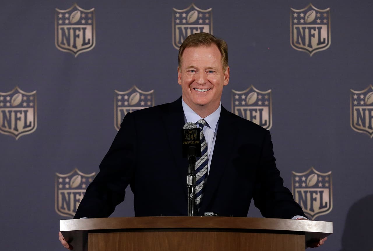Roger Goodell, comisionado de la NFL.