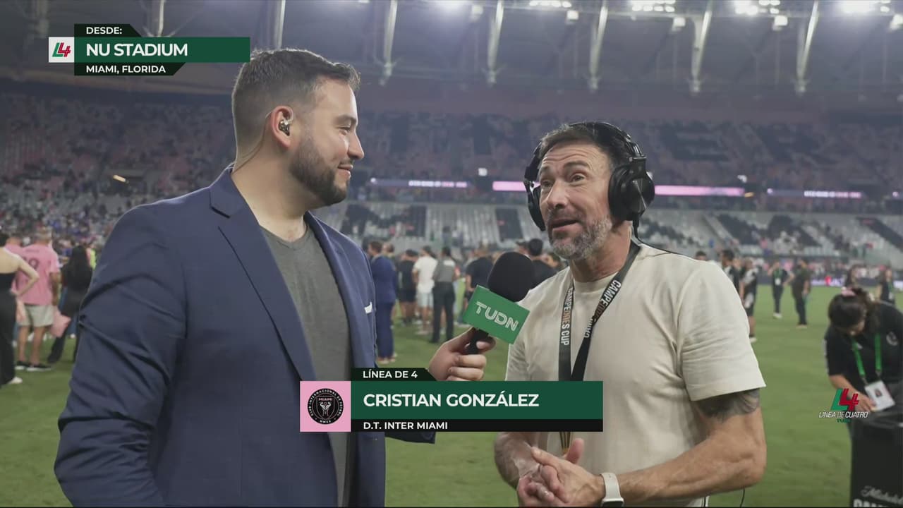 Dos días como técnico y Christian González suma su primer título