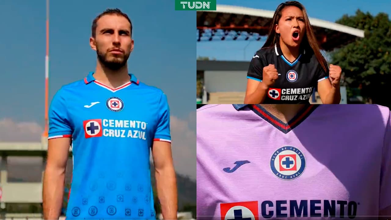 Cruz Azul se 'blinda' con escudos pasados en nueva playera