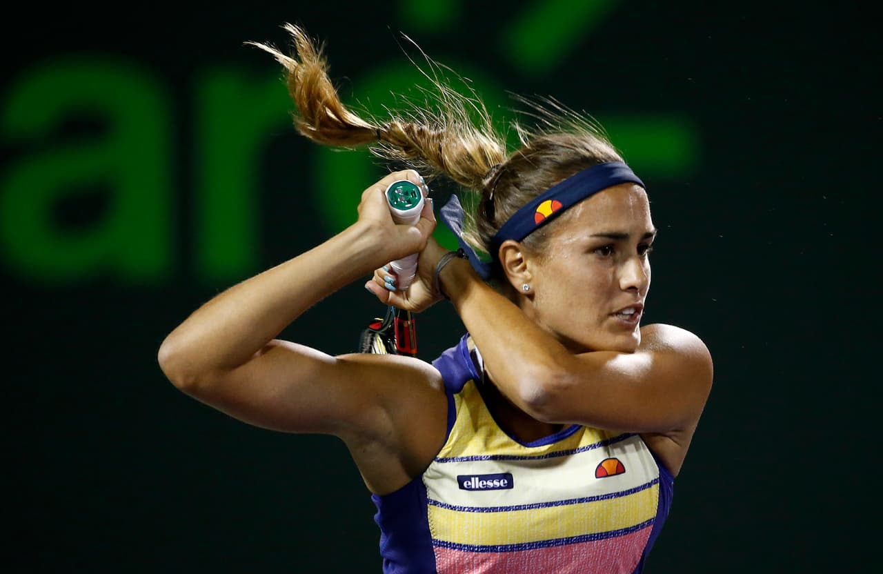 La puertorriqueña Monica Puig llegó a los octavos de final del Miami Open y demuestra una vez más que por su belleza, sensualidad y ante todo su talento es una de las tenistas destacadas del torneo.