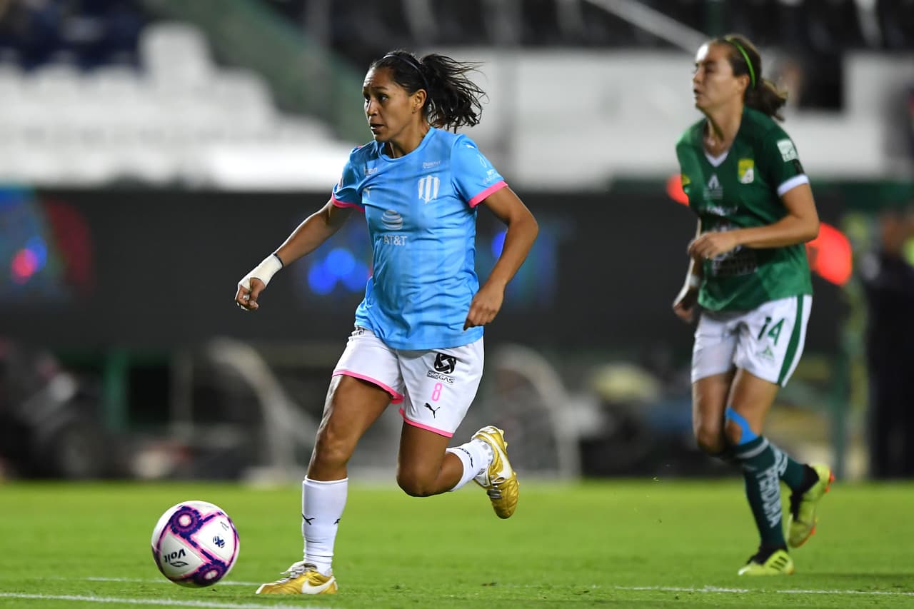 Por Monterrey marcaron: Mónica Desiree y Diana Evangelista (2); para las locales descontó Sanjuana De Jesús Muñoz.