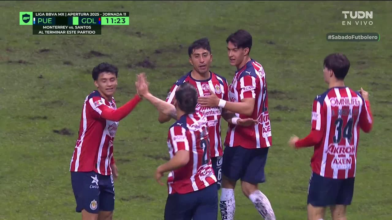¿Golazo de Govea o error de Julio González? ¡Chivas lo está ganando 2-0!