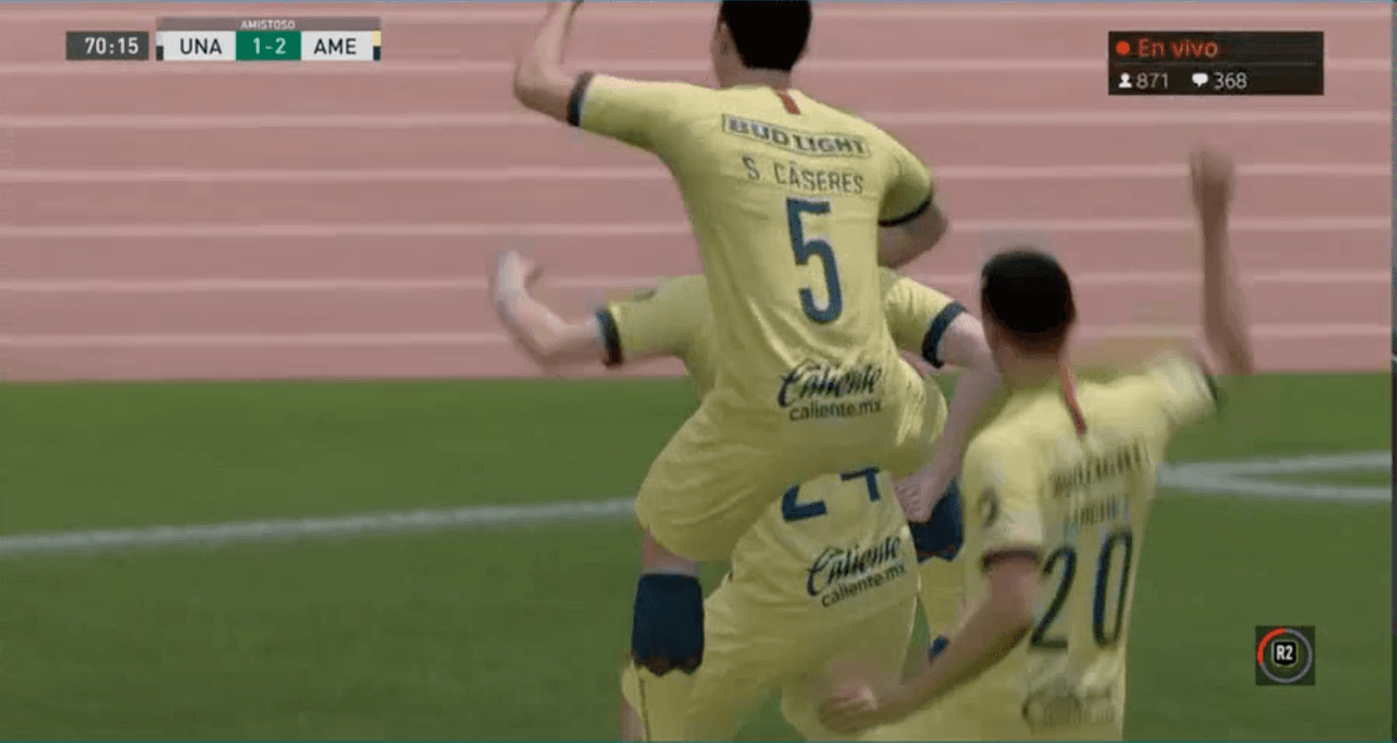 Un medio tiempo sin goles, pero en la parte complementaria cayeron cuatro y tres de esos fueron para el equipo comandado por Santiago Cáseres.