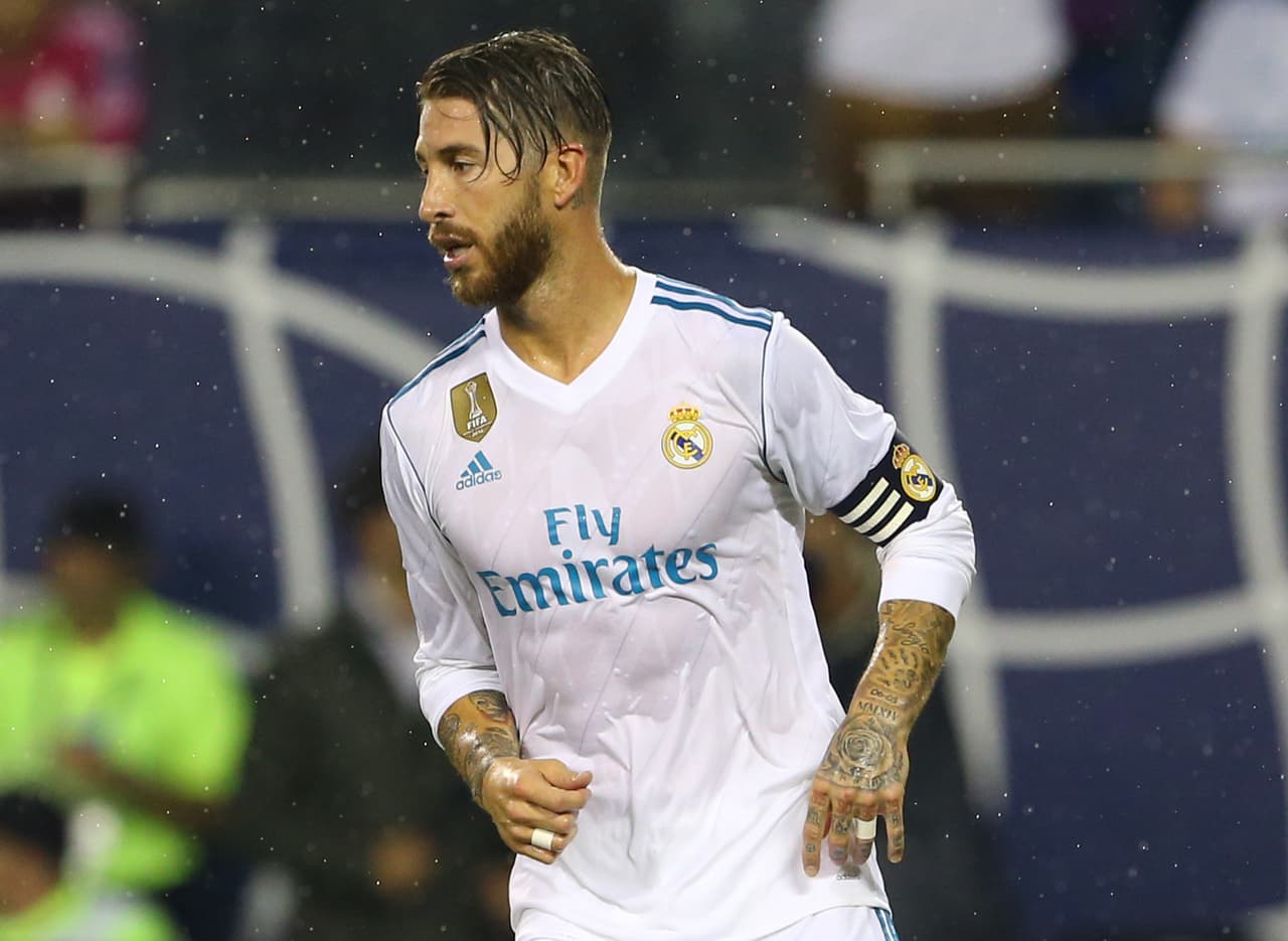 Sergio Ramos, el eterno capitán del equipo 'merengue' fue una de las figuras más esperadas por la afición madridista en 'la Ciudad del Viento'. (USA Today Images)